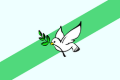 6/6: The flag of Emeralkia, designed by Emma Bunnell and Tessa Huffmire.